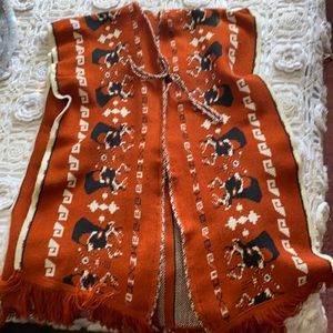 Vintage poncho